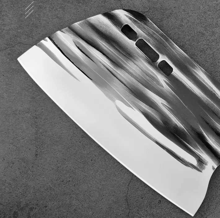 Kokkekniv – Hakkekniv. Damaskus stål