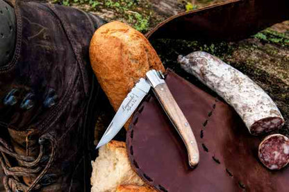Laguiole lommekniv med skæfte i lyst træ